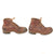 Original U.S. WWII 1942 Dated GI Cap Toe Type II Composition Sole Service Shoes with Leggings Original Items