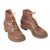 Original U.S. WWII 1942 Dated GI Cap Toe Type II Composition Sole Service Shoes with Leggings Original Items