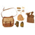 Original U.S. WWI Air Service Lieutenant Uniform & Field Gear Grouping of John M. Pettingell with Musette Bag Also Named to Claire R. Oberst with One Aerial Victory Original Items
