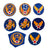 Original U.S. WWII AAF Army Air Forces Patch Lot with Great Variation - 59 Patches Total Original Items