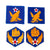 Original U.S. WWII AAF Army Air Forces Patch Lot with Great Variation - 59 Patches Total Original Items
