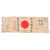 Original Japanese WWII Flag Banner with Temple Stamps - “If you contemplate the power of Avalokiteshvara, all enemies and malice will completely disperse” - 12 x 35” Original Items