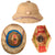 Original Vietnam War North Vietnamese Army (NVA) Pith Helmet with Red Star Badge & Hanoi Maker’s Label - Correct Wartime 1960s Construction Original Items