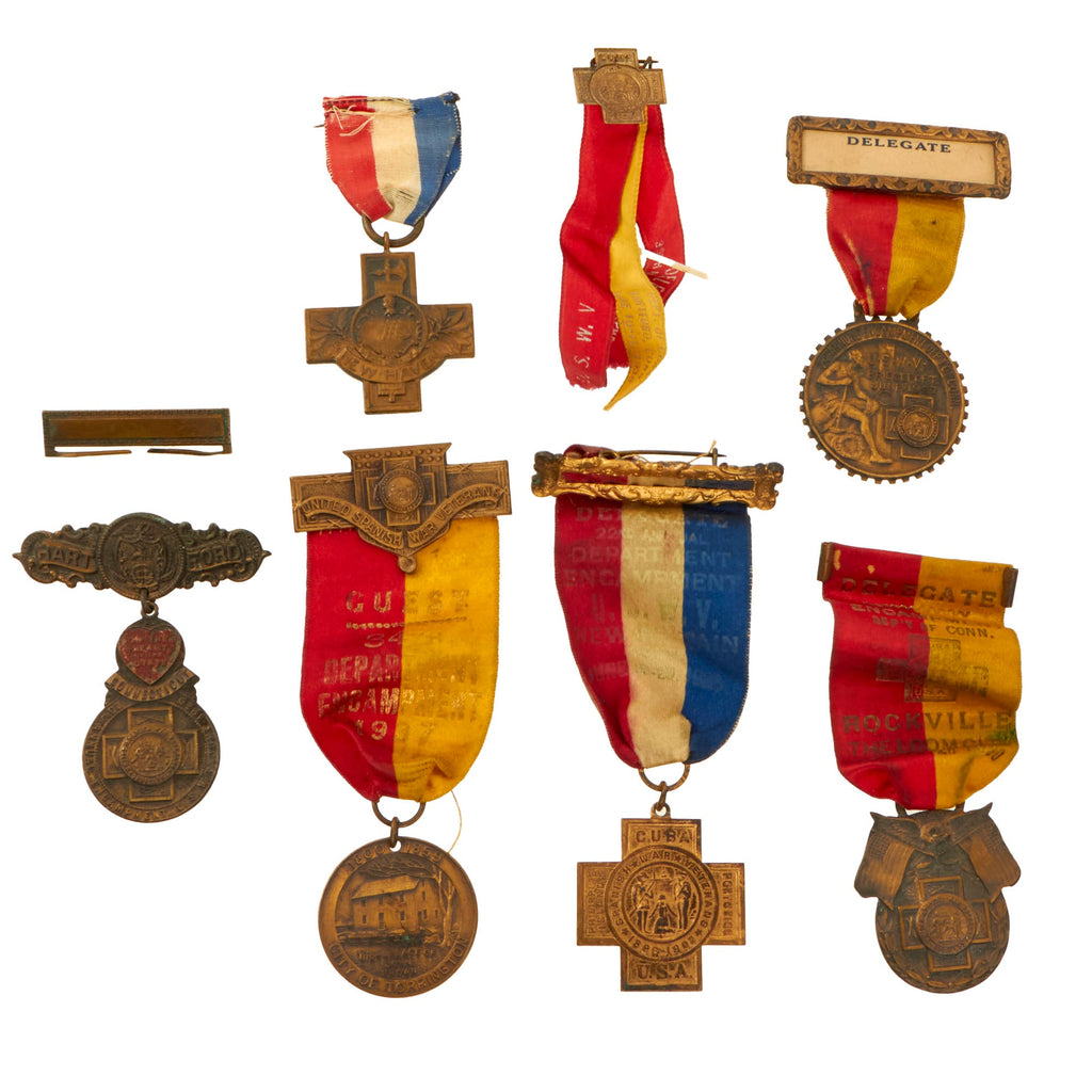 Original U.S. Spanish-American War Veteran’s Medal Group - Seven Medals Total Original Items