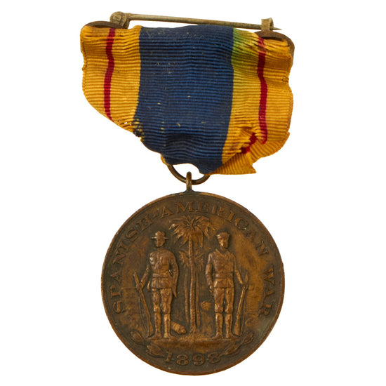 Original U.S. Spanish American War State of Connecticut Campaign Medal - Numbered 636 Original Items