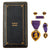 Original U.S. WWII Purple Heart Medal in Original Presentation Case with Mini-Medal and Pins - Not Numbered Original Items