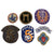 Original U.S. Korean War 5th Air Force in Japan Theater-Made Bullion Patch SSI Lot with 88th ID Post-War Occupation TRUST Patch and Japanese-Made Examples - Lot of 6 Original Items