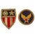 Original U.S. WWII Bullion Theater-Made Army Air Forces & CBI China Burma India Patch Set - Outstanding Matched Set Original Items