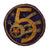 Original U.S. WWII AAF & CBI Theater-Made Bullion Patch SSI Lot with Embroidered Collar Insignia - Lot of 6 Original Items