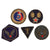 Original U.S. WWII AAF Theater-Made Bullion Patch SSI Lot - Lot of 5 Original Items