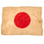Original WWII Japanese Large Meatball Canvas Multi-Piece National Flag - 33 x 46” Original Items