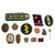 DRAFT Original German WWII Award and Insignia Grouping with War Merit Cross KvK, Austrian Anschluss Medal, and More - 10 Items (Copy) Original Items