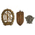DRAFT Original German WWII Award and Insignia Grouping with War Merit Cross KvK, Austrian Anschluss Medal, and More - 10 Items (Copy) Original Items
