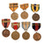 Original U.S. WWI - WWII Medal Lot with WWII Engraved Purple Heart Set & Early Medal Restrikes - Named Navy Good Conduct Medal - 18 Medals Total Original Items