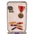 Original U.S. WWI - WWII Medal Lot with WWII Engraved Purple Heart Set & Early Medal Restrikes - Named Navy Good Conduct Medal - 18 Medals Total Original Items