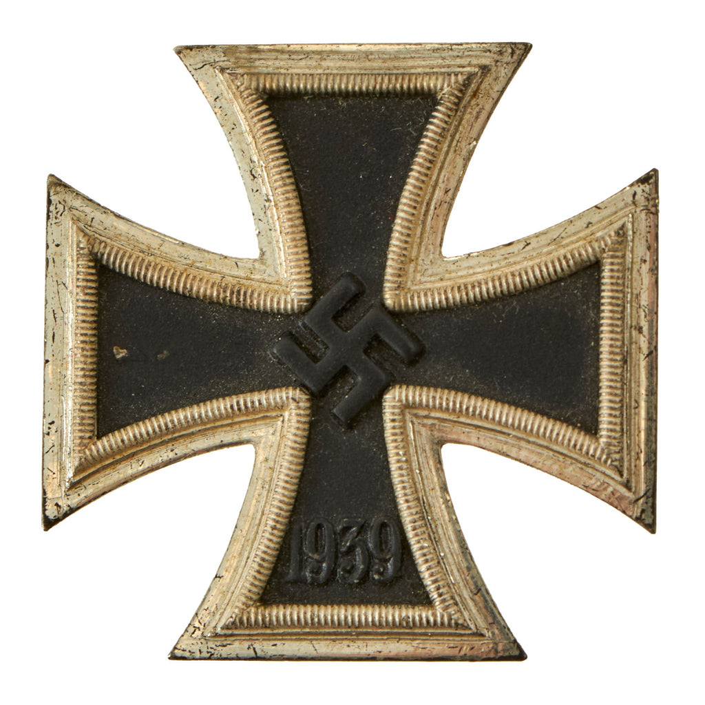 Original German WWII Iron Cross First Class 1939 with Pinback by Wilhelm Deumer of Lüdensched - EKI Original Items