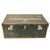 Original U.S. WWII 33rd Armored Regiment Painted Theater-Made Steamer Trunk - S/Sgt. Michael Troccolo Original Items