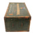 Original U.S. WWII 33rd Armored Regiment Painted Theater-Made Steamer Trunk - S/Sgt. Michael Troccolo Original Items