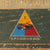 Original U.S. WWII 33rd Armored Regiment Painted Theater-Made Steamer Trunk - S/Sgt. Michael Troccolo Original Items