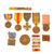 Original U.S. WWI AEF Medal & Ribbon Lot with 1st Division Victory Medal & Rare St. Mihiel Medal Original Items