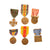 Original U.S. WWI AEF Medal & Ribbon Lot with 1st Division Victory Medal & Rare St. Mihiel Medal Original Items