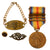 Original U.S. WWI 79th Division Identification Tag Bracelet with Victory Medal and Other Insignia Original Items