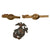 Original U.S. WWII Marine Corps Medal & Insignia Lot - Medal Bar & Patches Original Items