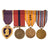 Original U.S. WWII Marine Corps Medal & Insignia Lot - Medal Bar & Patches Original Items