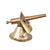 Original U.S. WWII Trench Art Lot with Anti-NSDAP Baby Urinating Ashtray & Shell Artillery Gun - Inert Original Items
