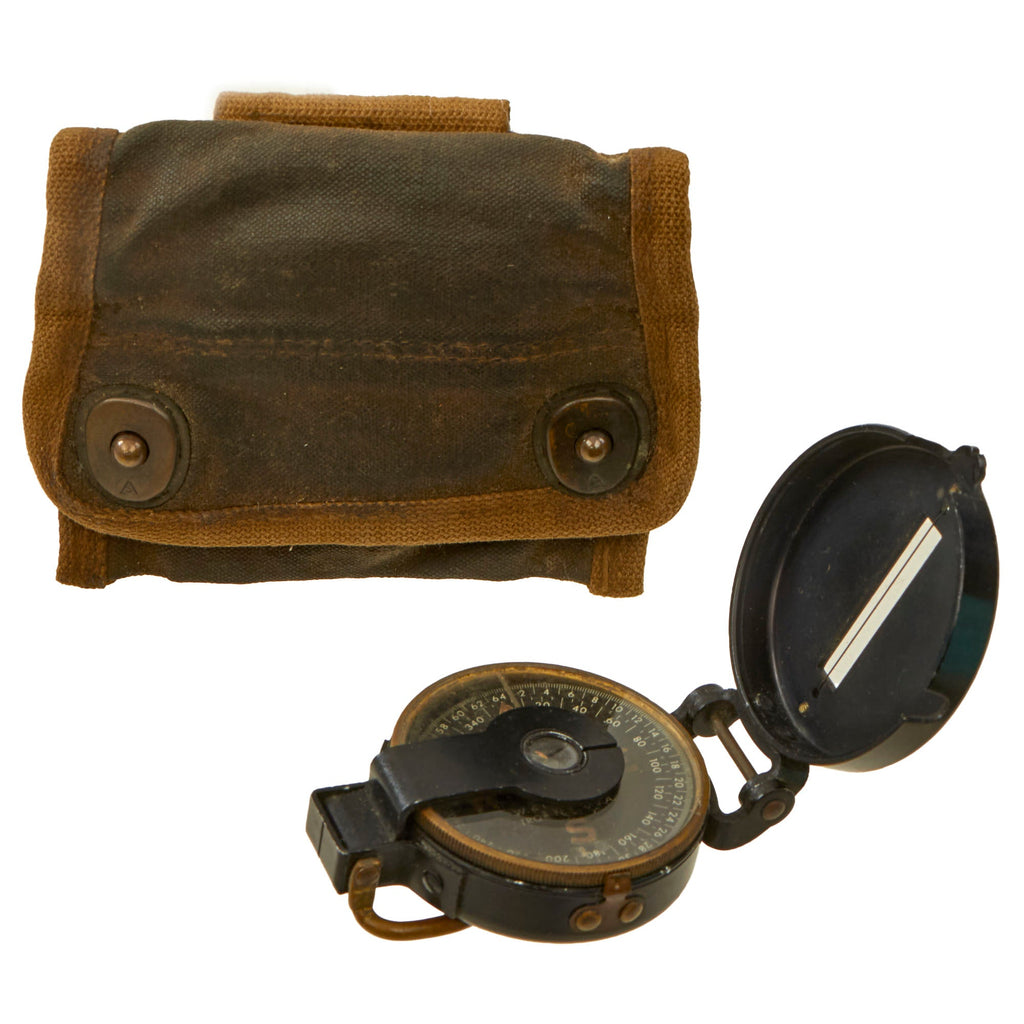 Original U.S. WWII US Army M1938 Lensatic Compass by W.&L.E. Gurley Original Items