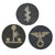 Original German WWII Luftwaffe Air Force Embroidered Insignia Grouping with 6 Award Medal Bar - 7 Items Original Items