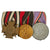 Original German WWI - WWII Era Medal Bar with Hindenburg Cross, Czech Conquest Medal and RLB Award - 3 Awards Original Items