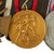 Original German WWI - WWII Era Medal Bar with Hindenburg Cross, Czech Conquest Medal and RLB Award - 3 Awards Original Items