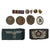 Original German WWI - WWII Award and Insignia Grouping with WWI Cutout Silver Wound Badge - 11 Items Original Items