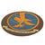 Original U.S. WWII I Troop Carrier Command Leather Pocket Patch Original Items