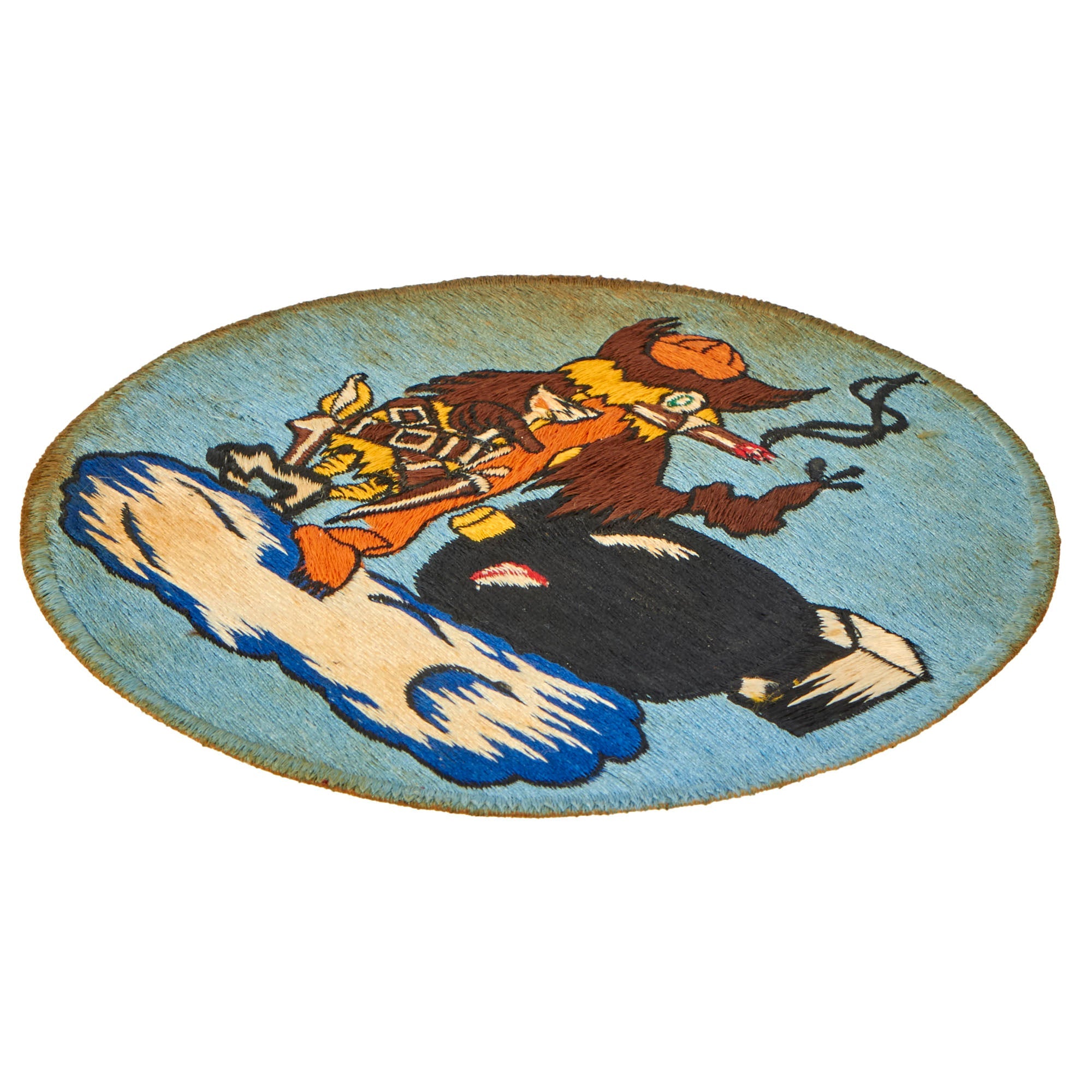Original U.S. WWII AAF 343rd Bombardment Squadron Patch - Ploesti