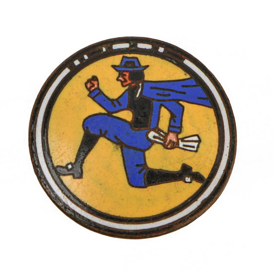 Original U.S. Pre-WWII Army Air Corps 118th Observation Squadron Enlisted Collar Disc DI Original Items