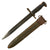 Original U.S. WWII M1 Garand 10 inch Bayonet by American Fork & Hoe with M7 Scabbard - Service-Worn Original Items