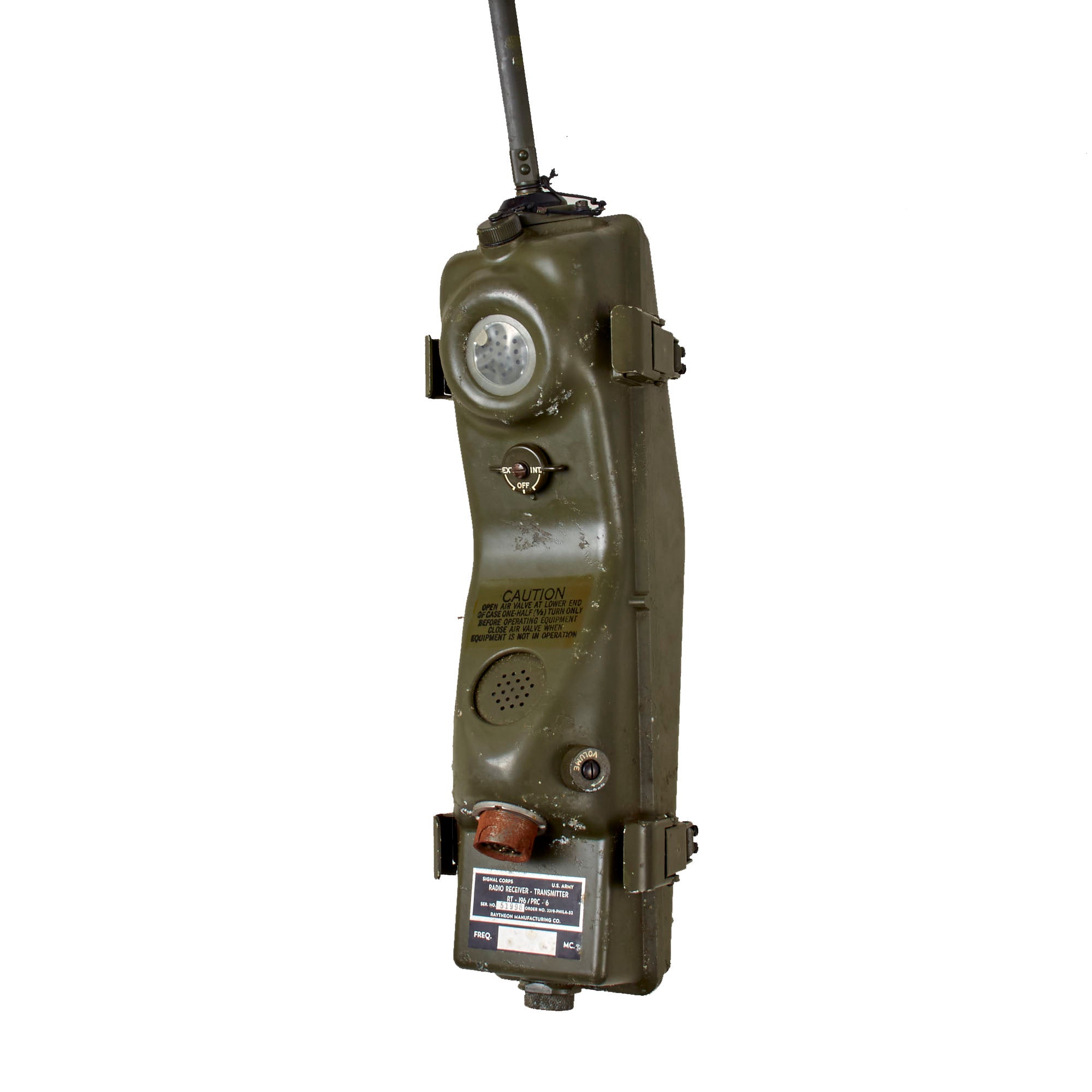 ベトナム戦争時代無線機RT-196/PRC6 Original U.S. Vietnam War Era RT-196/PRC-6 