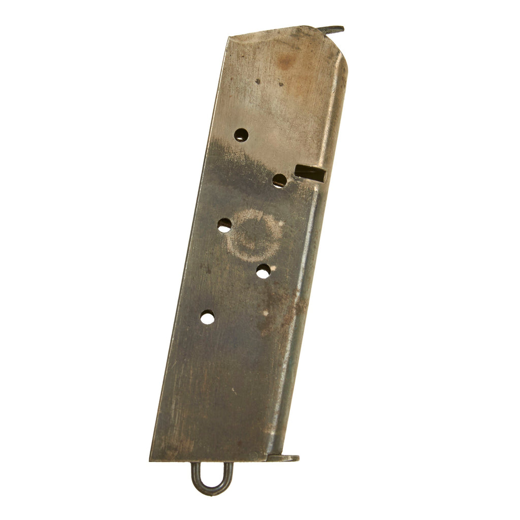 Original U.S. WWI Colt M1911 Two-Tone Magazine with Lanyard Loop Original Items