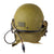 Original U.S. Cold War MC-140 Helicopter Support Team Helmet with Face Plate by Gentex - Dated 1982 Original Items