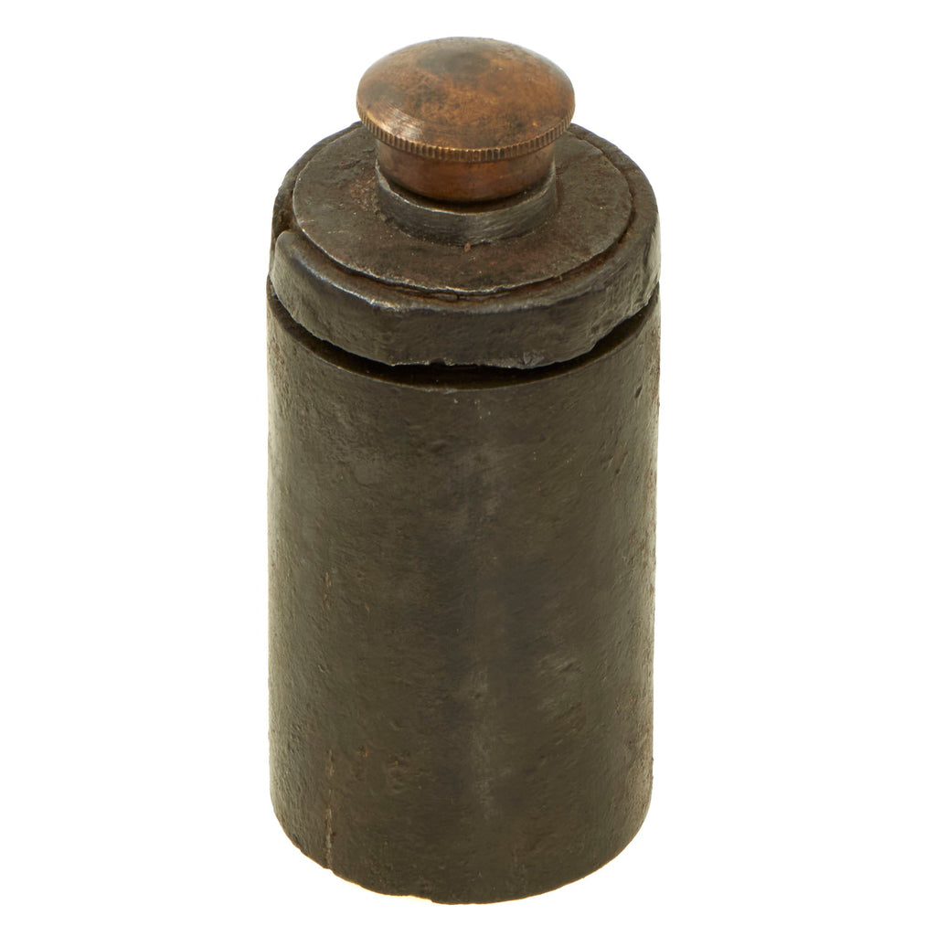 Original Italian WWI B.P.D. Hand Grenade with Brass Fuze Screw Cover - Inert Original Items