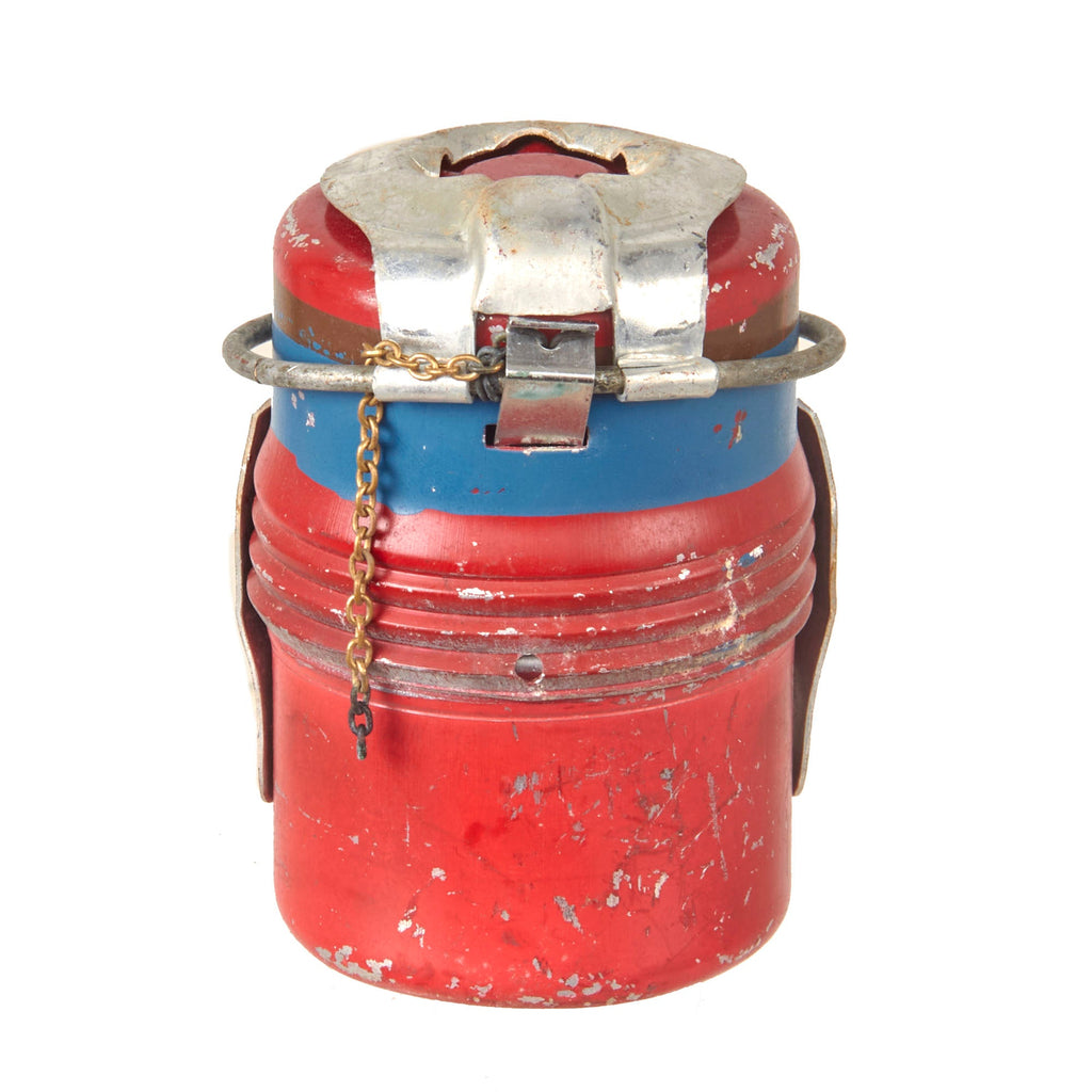 Original Italian WWII Model 35 Red Devil Grenade by Societa Romana - Bomba a Mano Mod. 35 - Dated 1990 Original Items