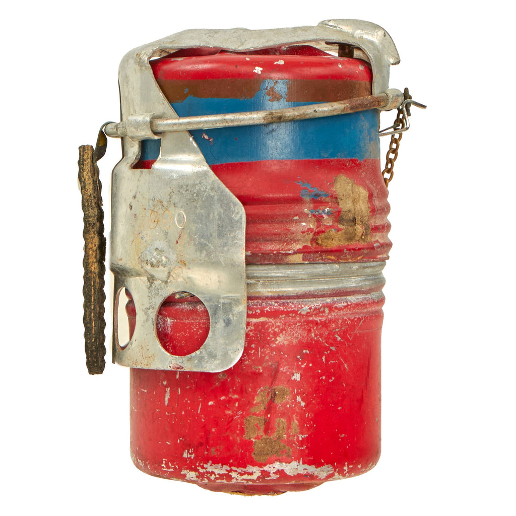 Original Italian WWII Model 35 Red Devil Grenade by Societa Romana - Bomba a Mano Mod. 35 - Dated 1990 Original Items