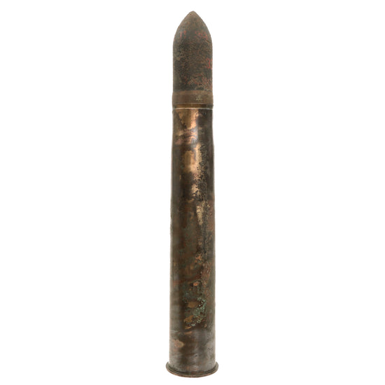 Original German Pre WWII Inert PAK 36 Armor Piercing 3.7cm Shell Dated 1936 - 37mm Anti-Tank Original Items