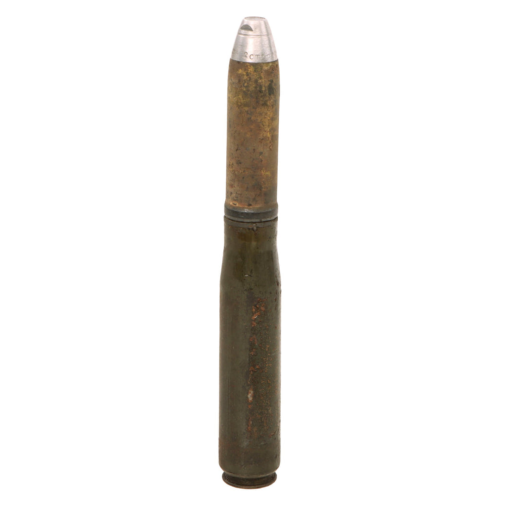 Original German WWII Inert 20mm 20×138 FlaK HE High Explosive Round Original Items