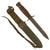 Original U.S. WWII M3 Fighting Knife by IMPERIAL Knife Co. with Updated M8 Scabbard & Braided Leather Thong - Excellent Original Items