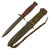 Original U.S. WWII M3 Fighting Knife by IMPERIAL Knife Co. with Updated M8 Scabbard & Braided Leather Thong - Excellent Original Items