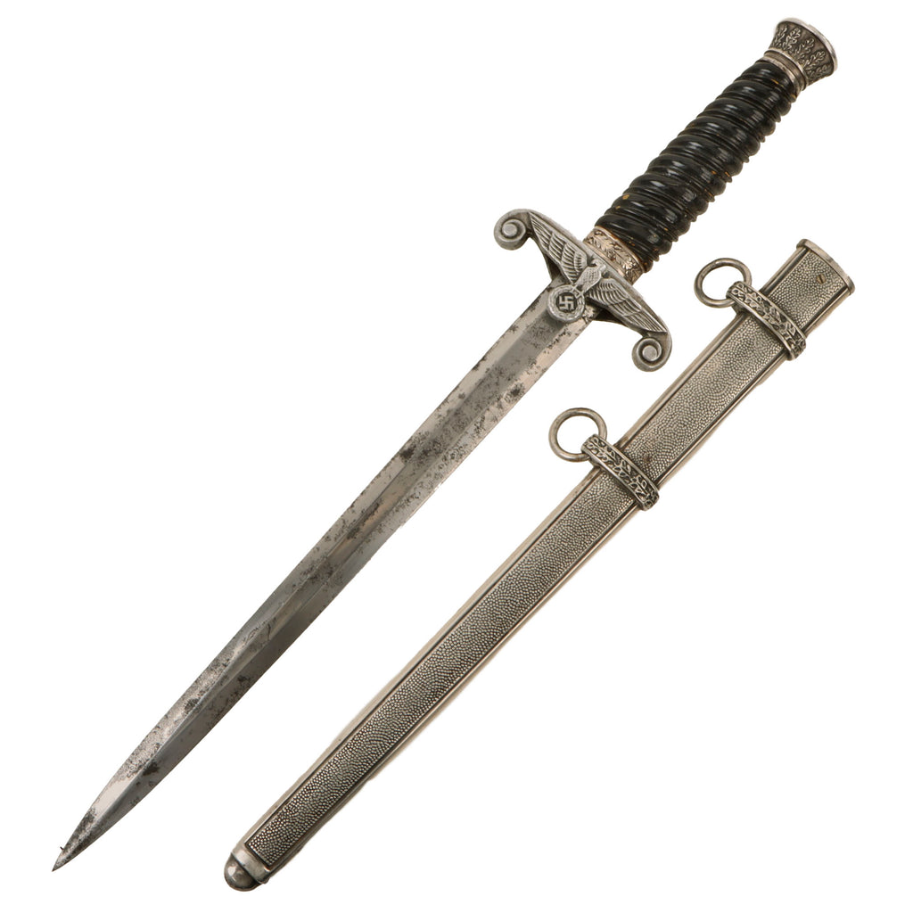 Original Rare German WWII 1st Model Bahnschutz Railway Service Dagger by Carl Eickhorn of Solingen Original Items