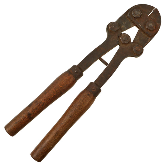 Original French WWI Era Engineers Short Handled Wire Cutters by Peugeot Freres Original Items